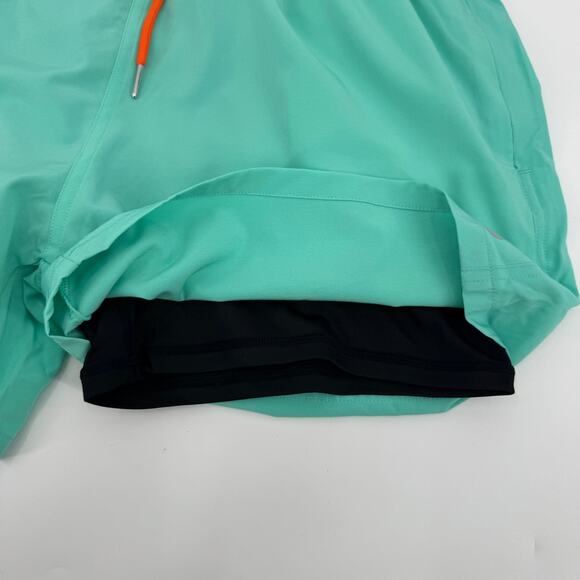 Amazon Brand Mens Green Compression Swim Trunks Lined Drawstring Large 34 NWT - Picture 8 of 10